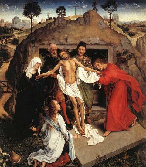 WEYDEN, Rogier van der Entombment of Christ China oil painting art